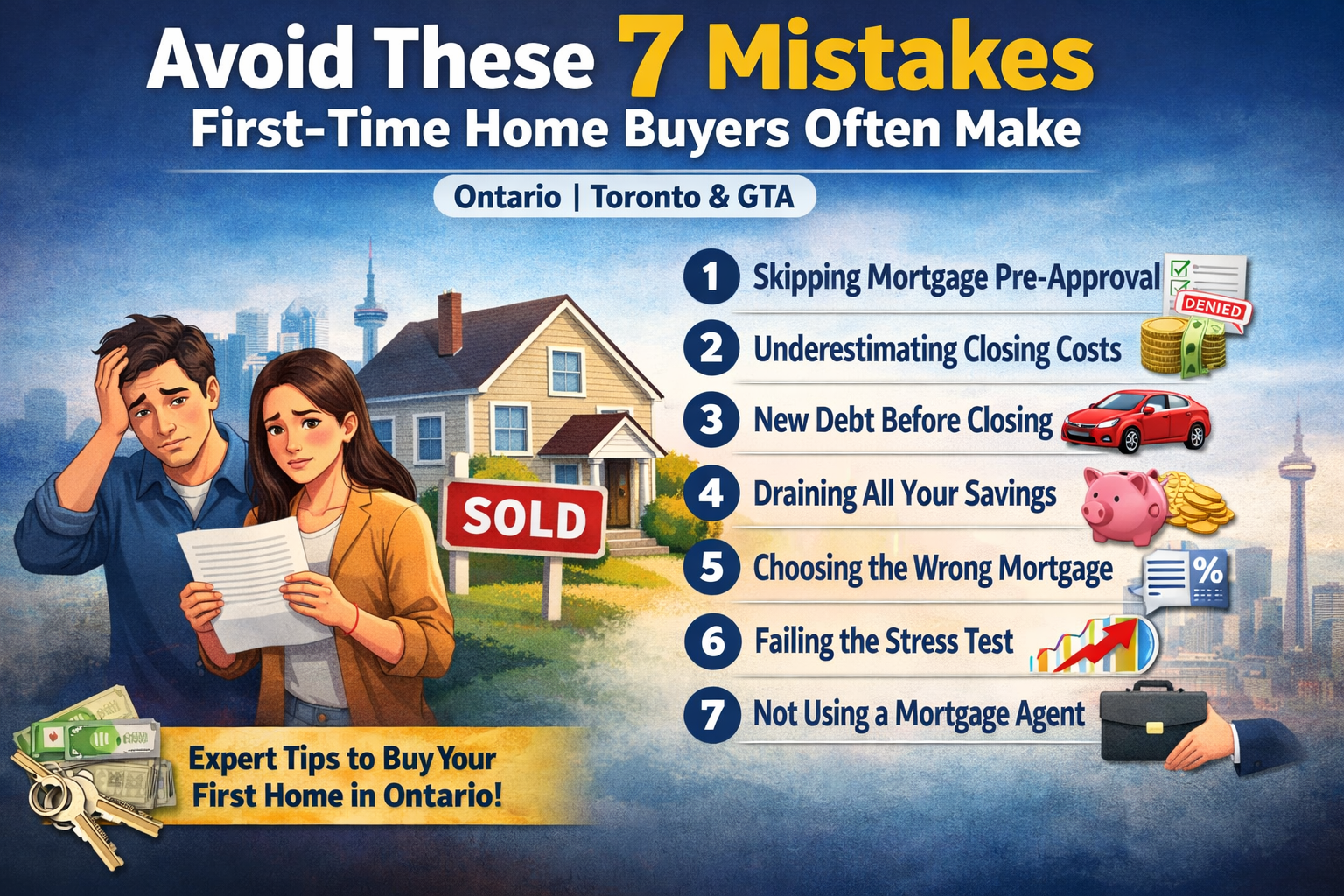 Avoid These 7 Mistakes First-Time Home Buyers Often Make in Ontario (Toronto & GTA Guide)